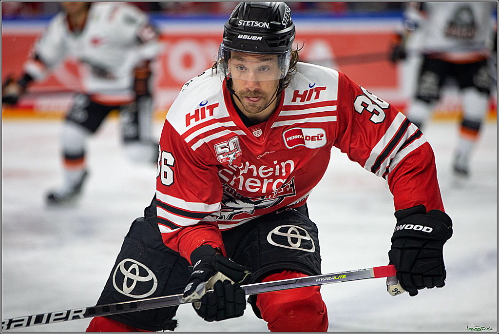 PENNY DEL; Koelner Haie- Loewen Frankfurt; Koeln, 01.12.2022